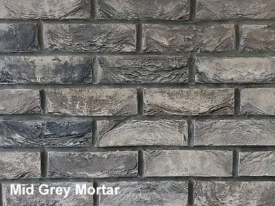 Slate Grey Mid Grey Mortar