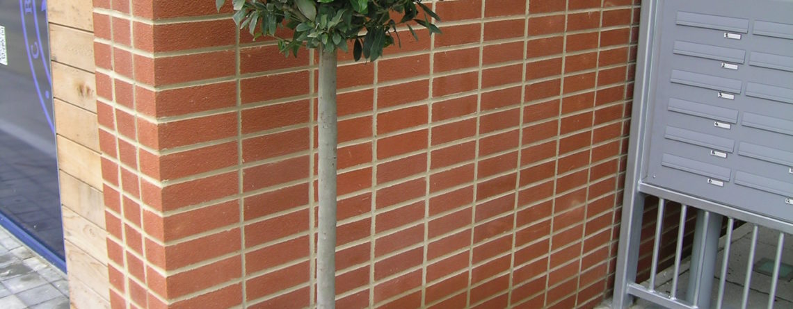 Red Rustic brick slips