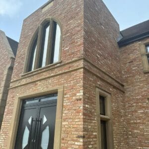 Georgian-Reclaimed-brick-slips-on-facade-of-house